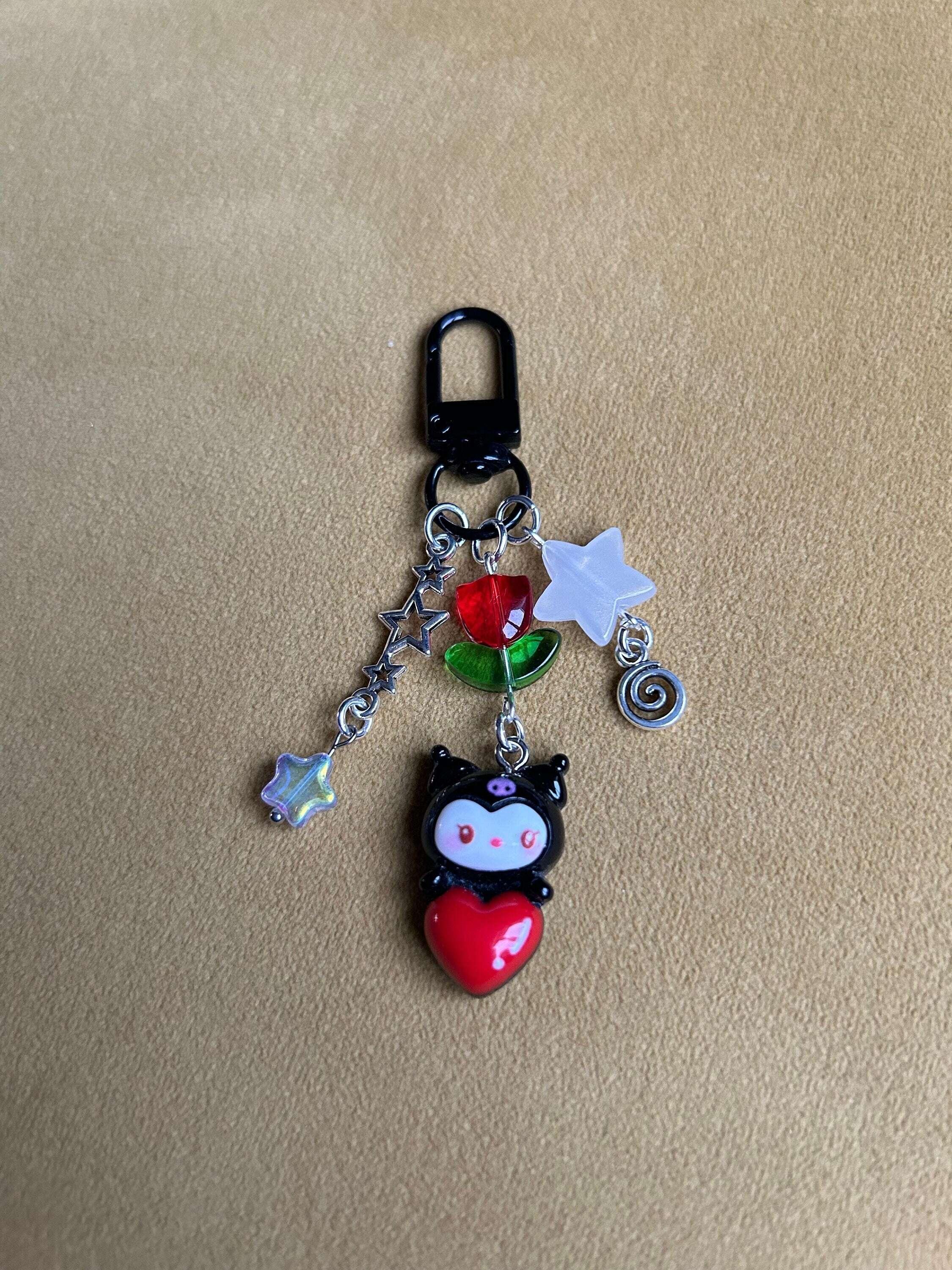 Super Cute Handmade Kawaii Sanrio Inspired Tulip Keychains - Beadsbylillixx